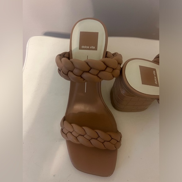 Dolce Vita Shoes - Dolce Vita Tan Braided Heels